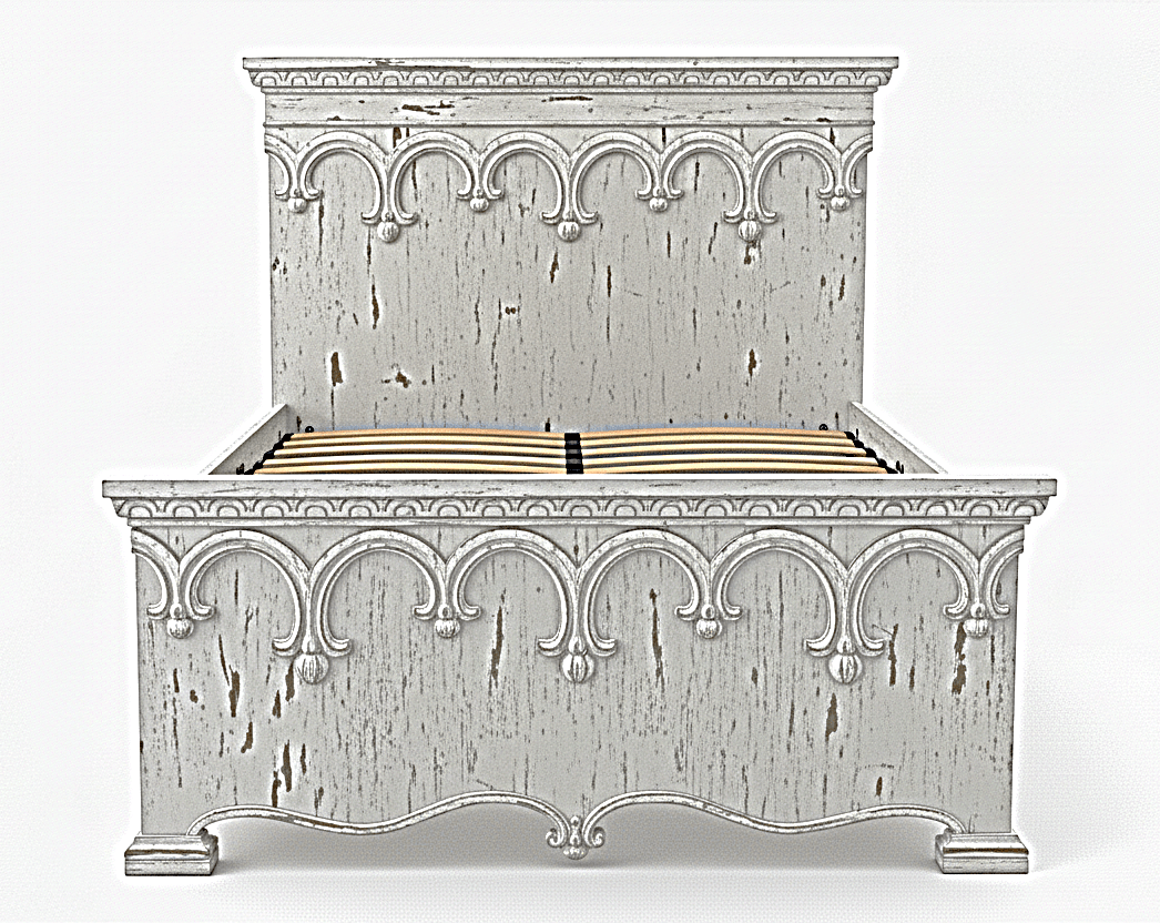 Obsidian Sanctuary Hand-Carved Solid Wooden Platform Bed by Hibashi Furniture—handcrafted solid wood furniture