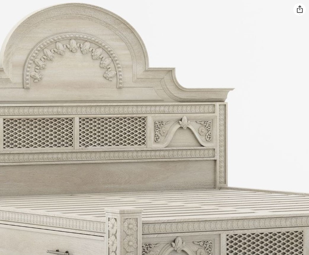 Omaha Solid Wooden Bed Frame with Storage Drawers Bed Or 3pc set – handcrafted solid wood furniture