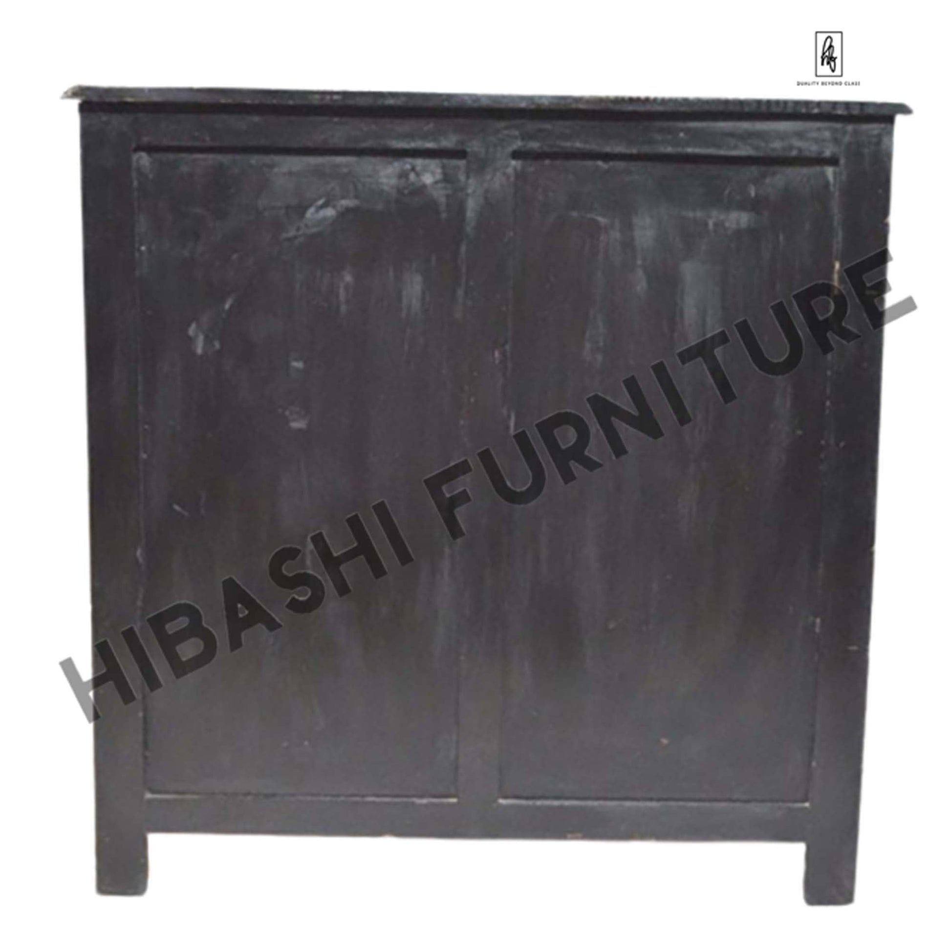 Pandora Bone Inlay Reclaimed Wood Tallboy Chest of 5 Drawers – handcrafted solid wood furniture