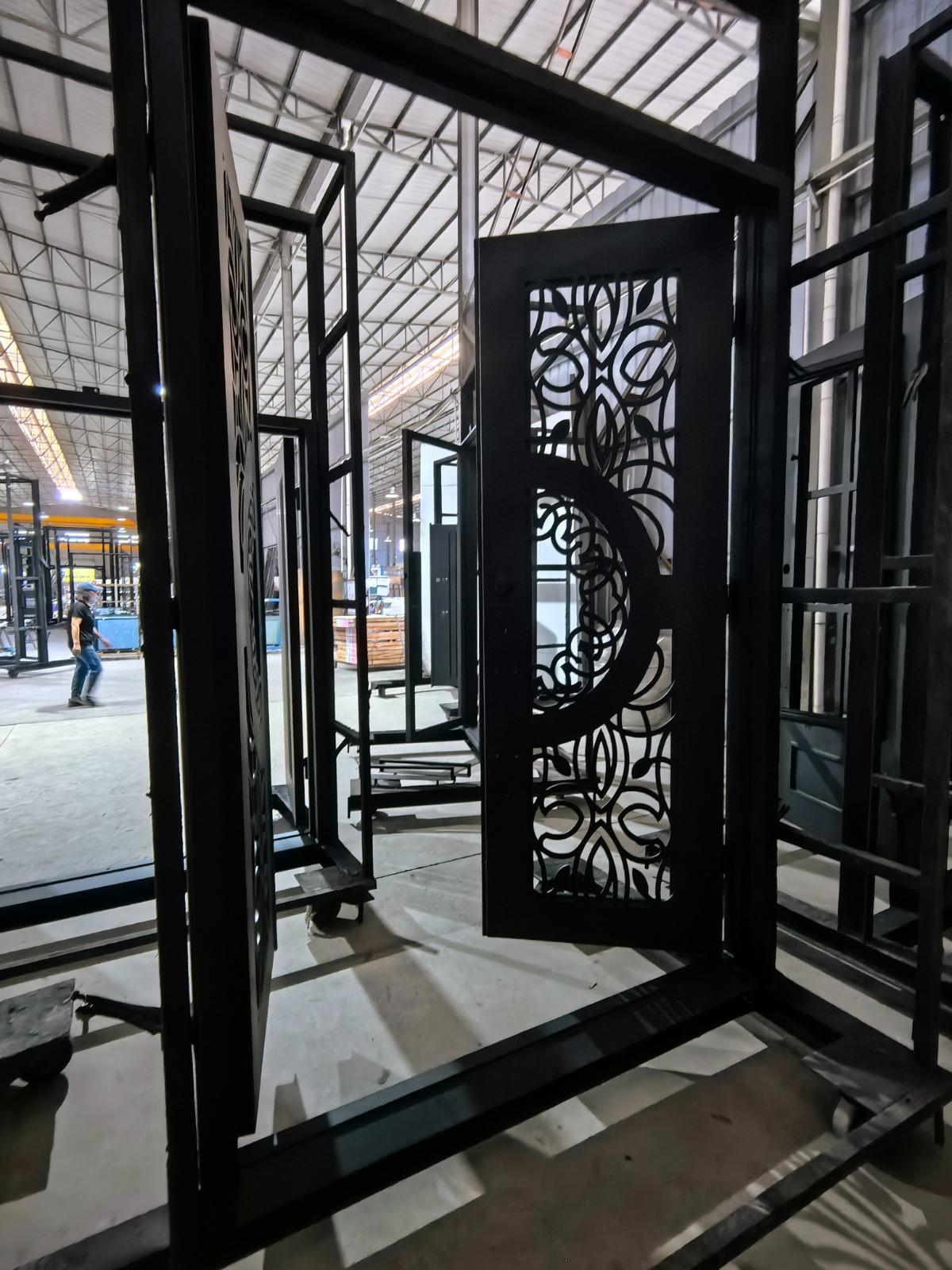 Pride Kopa Wrought Iron Door – handcrafted solid wood furniture