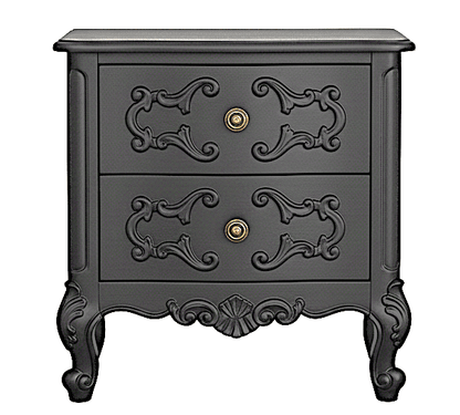 Regal Hand - Carved Solid Wooden Platform Bed Frame – handcrafted solid wood furniture