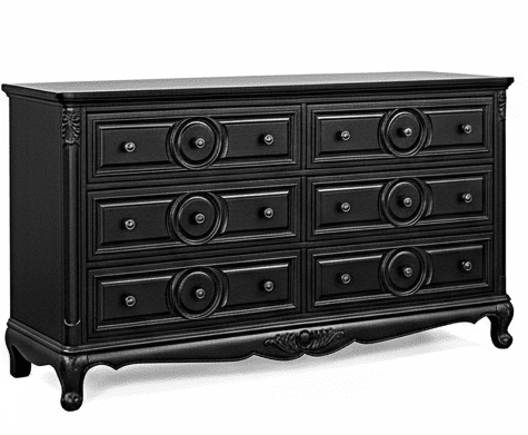 gothic black dresser Gothic Home Decor: Ornate Black Dresser