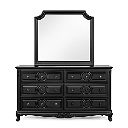 Regalia Gothic Hand - Carved Solid Wood Platform Bed & Bedroom Collection – handcrafted solid wood furniture