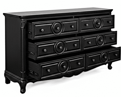 Regalia Gothic Hand - Carved Solid Wood Platform Bed & Bedroom Collection – handcrafted solid wood furniture