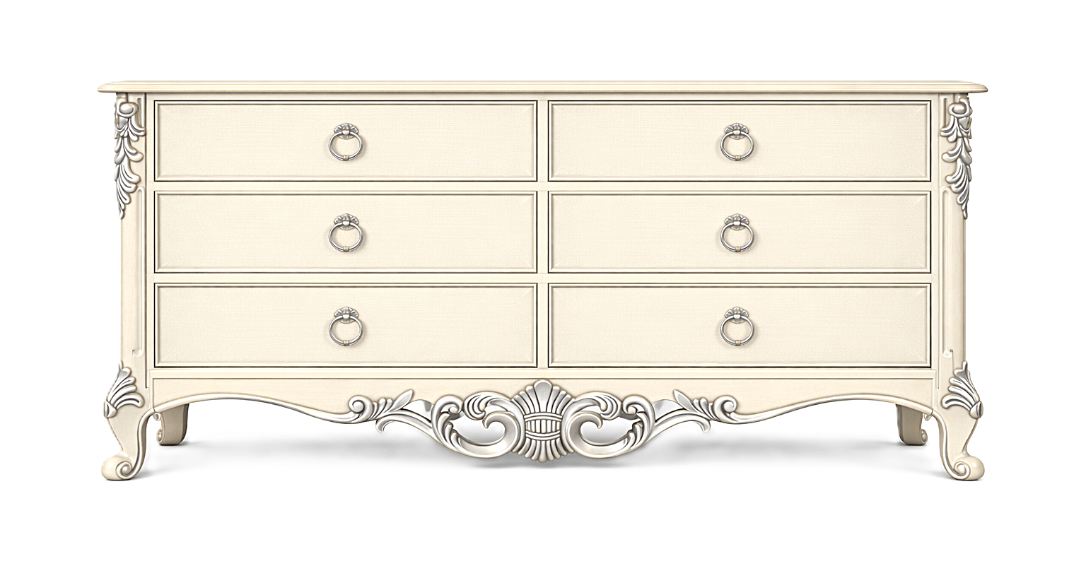 Royal Imperium™ Baroque Hand - Carved Platform Bed & Luxury Bedroom Collection – handcrafted solid wood furniture