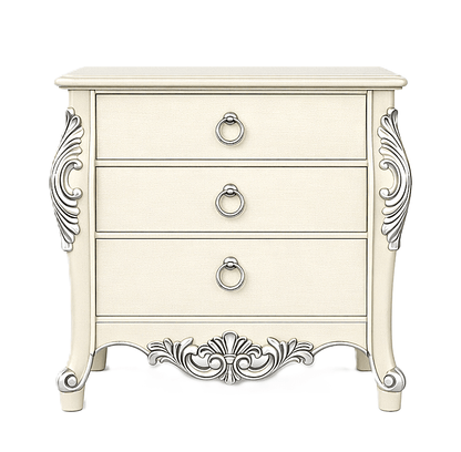 Royal Imperium™ Baroque Hand - Carved Platform Bed & Luxury Bedroom Collection – handcrafted solid wood furniture