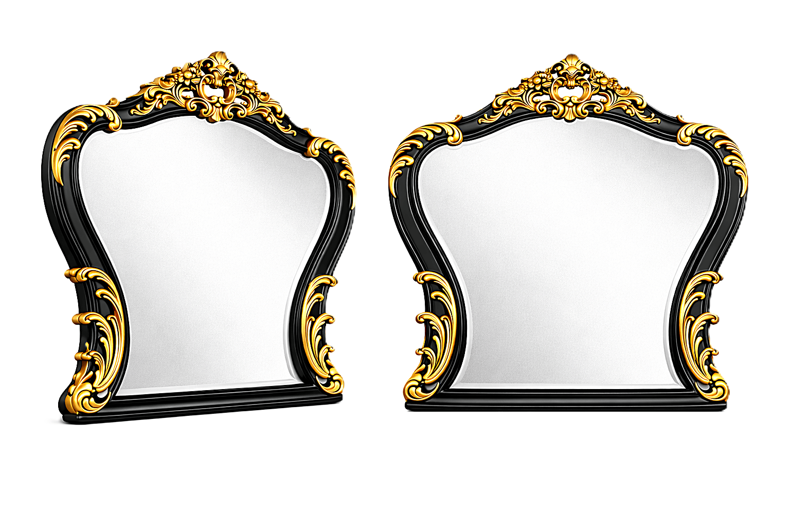 Royal Imperium™ Baroque Hand - Carved Platform Bed & Luxury Bedroom Collection – handcrafted solid wood furniture
