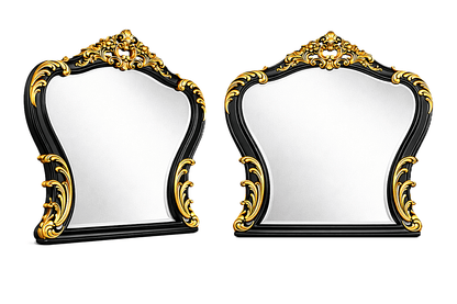 Royal Imperium™ Baroque Hand - Carved Platform Bed & Luxury Bedroom Collection – handcrafted solid wood furniture