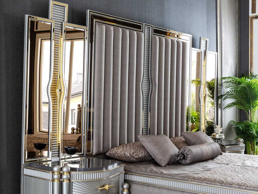 Royce Luxury Upholstered Bed frame – handcrafted solid wood furniture