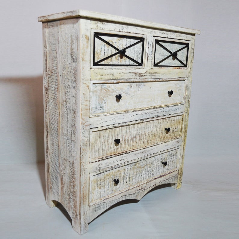 RUSTICA Reclaimed Wood Chest of Drawers – handcrafted solid wood furniture