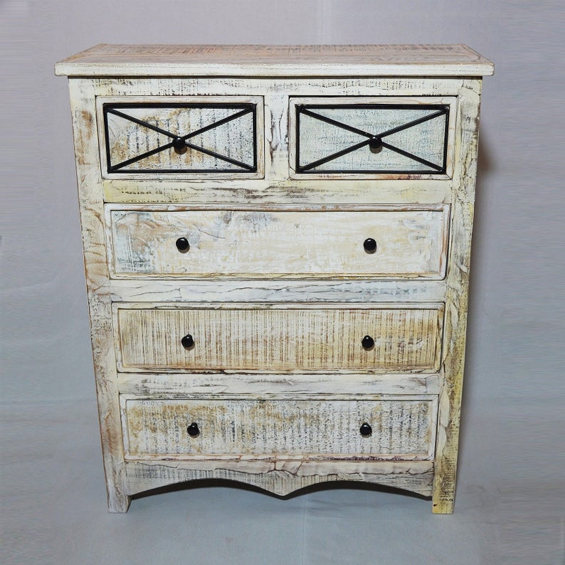 RUSTICA Reclaimed Wood Chest of Drawers – handcrafted solid wood furniture