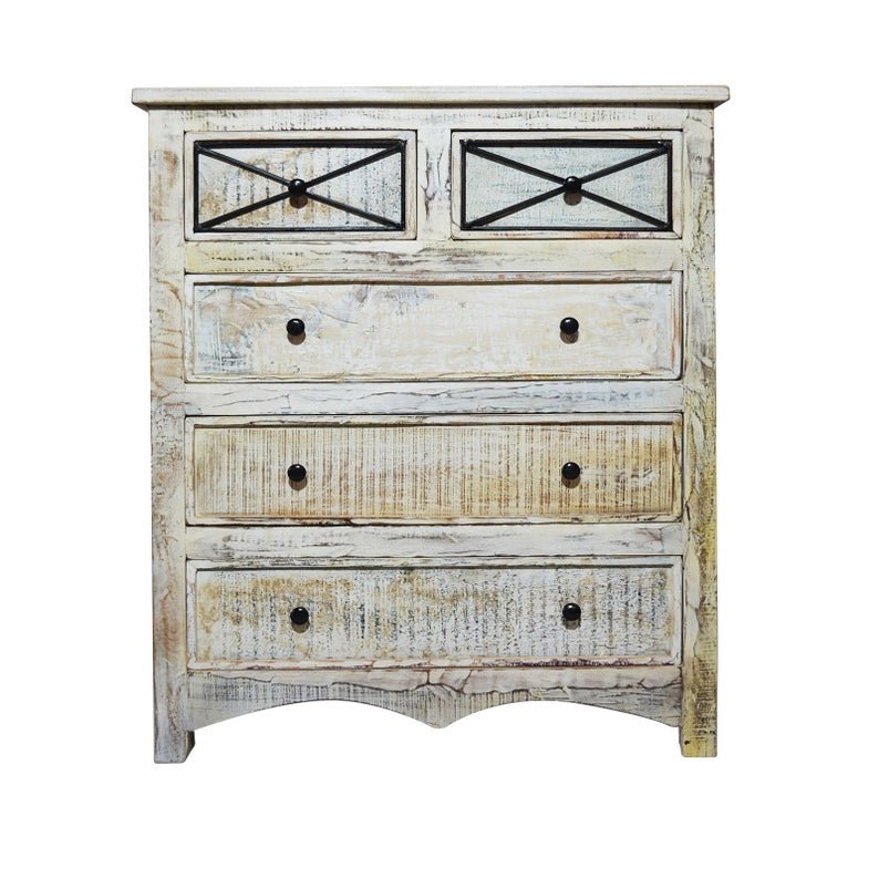 RUSTICA Reclaimed Wood Chest of Drawers – handcrafted solid wood furniture