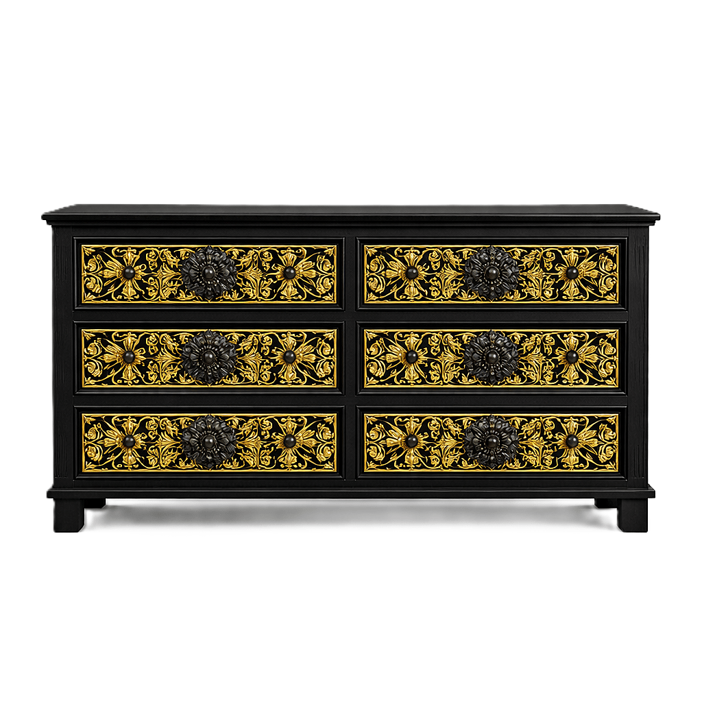 Sacred Mandala™ Luxury Hand - Carved Solid Wood Platform Bed & Bedroom Collection – handcrafted solid wood furniture