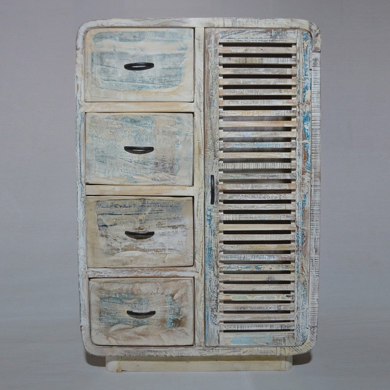 SALVAGE Reclaimed Timber Cabinet Chest of Drawer – handcrafted solid wood furniture