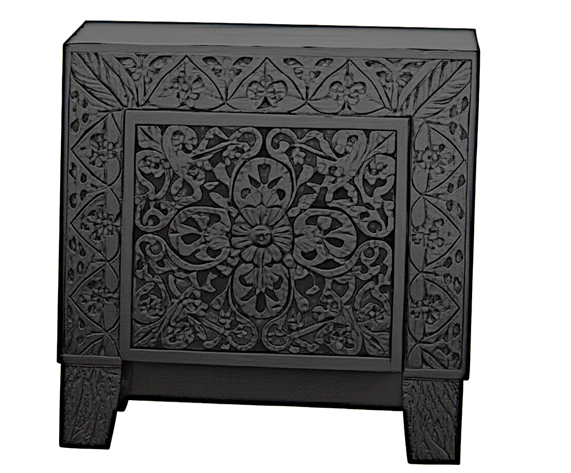 Shah Hand carved Solid Wooden Platform Bedframe / Bedroom Set – handcrafted solid wood furniture