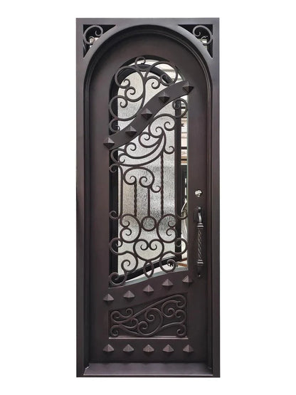 Shahen Wrought Iron Door – handcrafted solid wood furniture