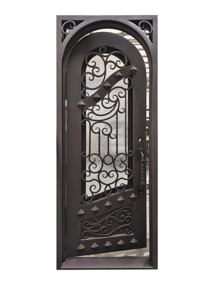 Shahen Wrought Iron Door – handcrafted solid wood furniture