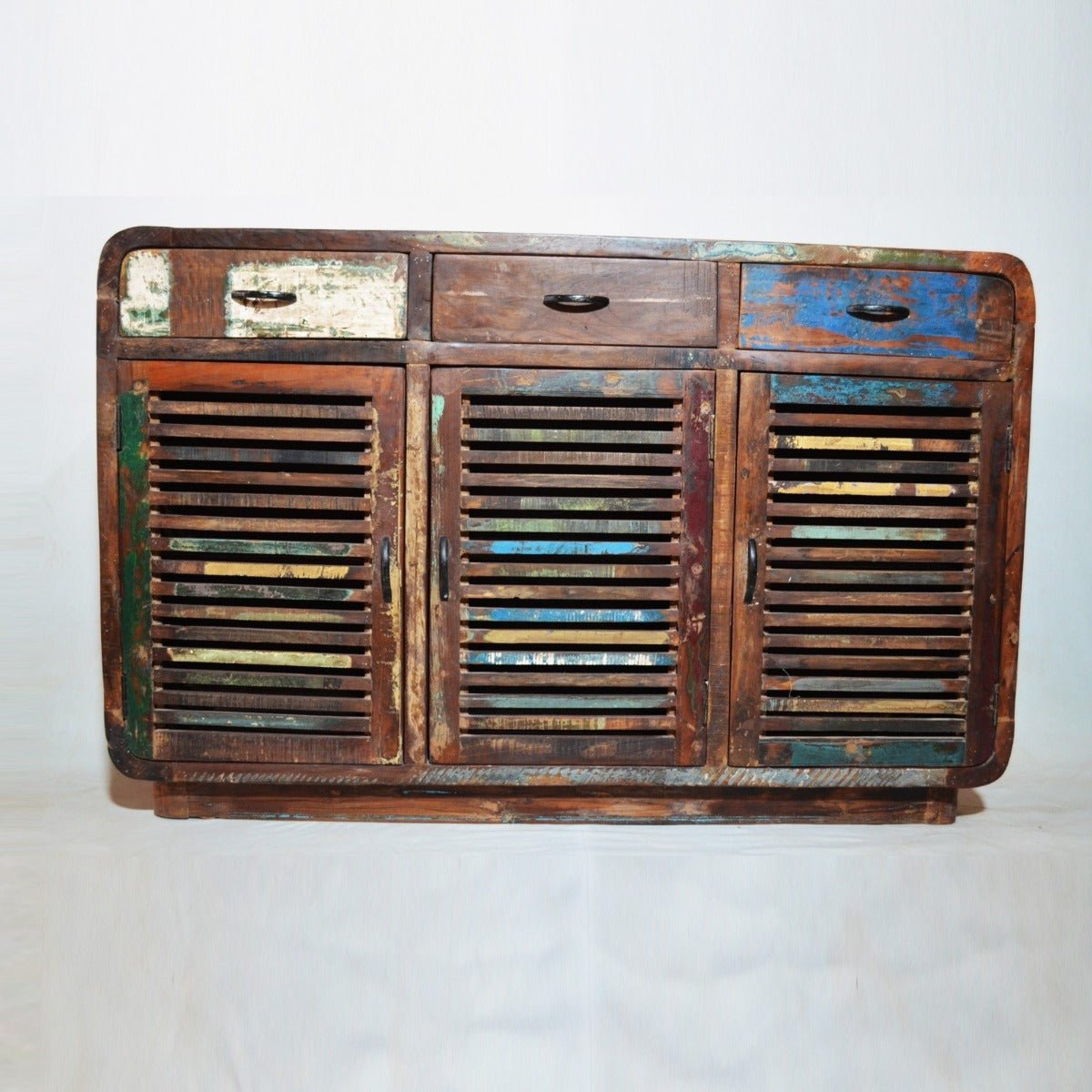 SLAVAGE TIMBER BUFFET HUTCH SIDEBOARD - Natural - 140 - 40 - 90 – handcrafted solid wood furniture