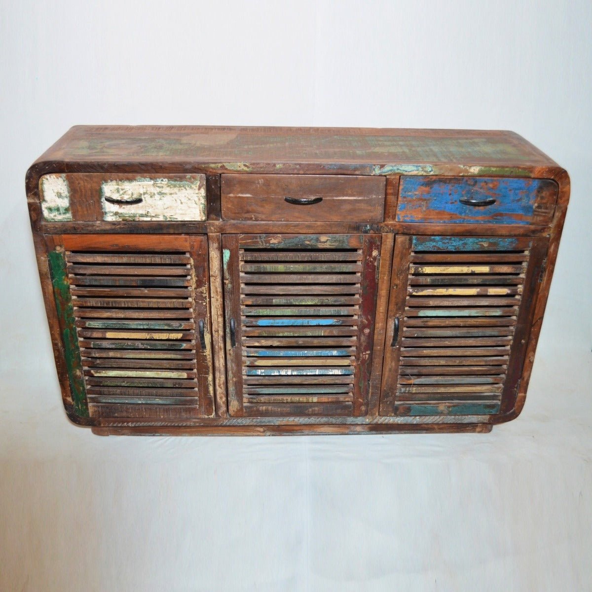 SLAVAGE TIMBER BUFFET HUTCH SIDEBOARD - Natural - 140 - 40 - 90 – handcrafted solid wood furniture