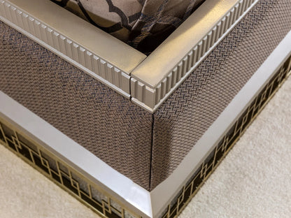 Venice Luxury Upholstered King Size Bedroom - 3 Pc set – handcrafted solid wood furniture