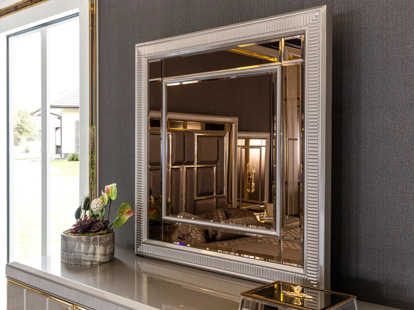 Venice Luxury Upholstered King Size Bedroom - 3 Pc set – handcrafted solid wood furniture