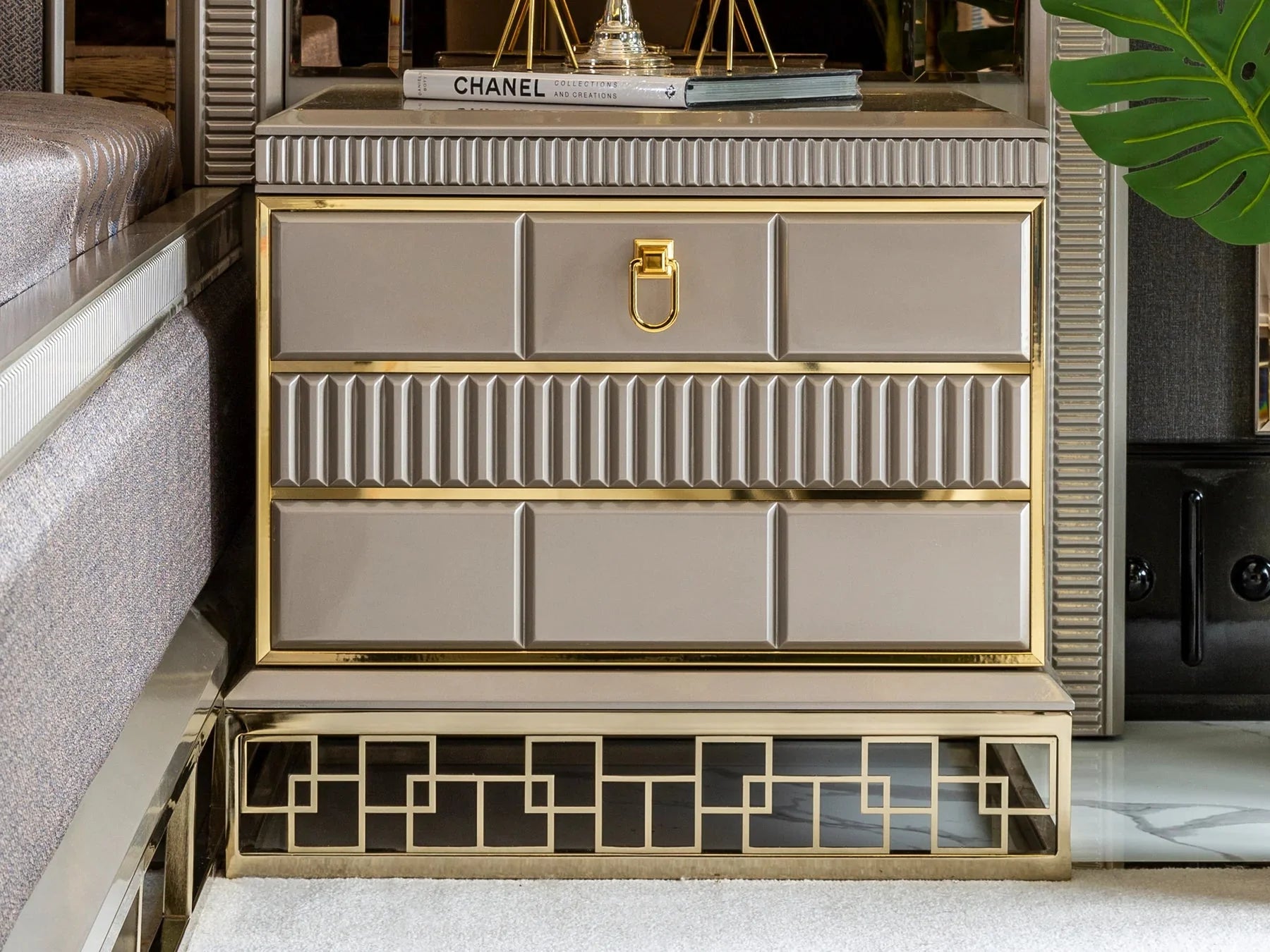 Venice Luxury Upholstered King Size Bedroom - 3 Pc set – handcrafted solid wood furniture