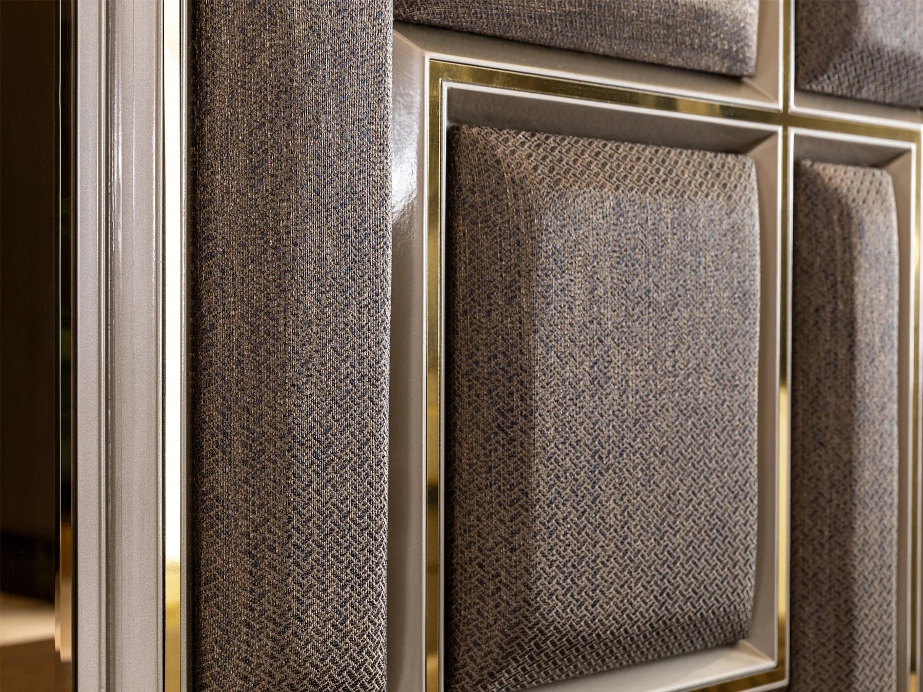 Venice Luxury Upholstered King Size Bedroom - 3 Pc set – handcrafted solid wood furniture