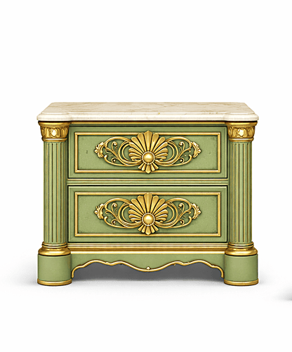 Verdant Élysée™ Hand - Carved Solid Wood Luxury Platform Bed & Bedroom Collection – handcrafted solid wood furniture
