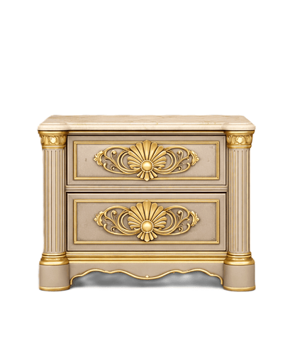 Verdant Élysée™ Hand - Carved Solid Wood Luxury Platform Bed & Bedroom Collection – handcrafted solid wood furniture