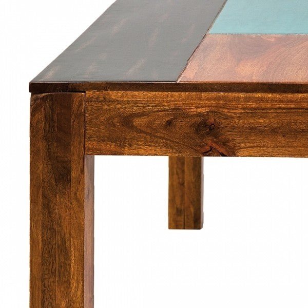 Vivid Solid Wood Modern Dining Table 6 - 8 Seater – handcrafted solid wood furniture