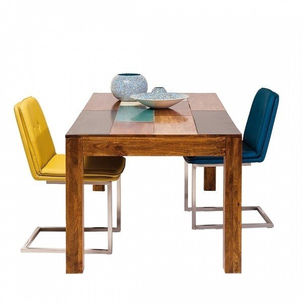 Vivid Solid Wood Modern Dining Table 6 - 8 Seater – handcrafted solid wood furniture