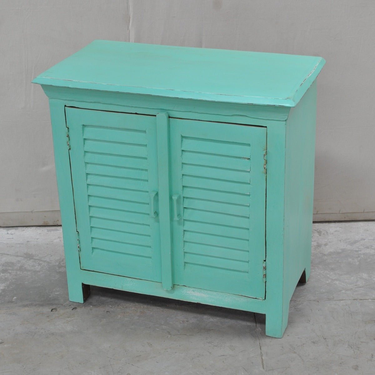 Wooden Sideboard, Kitchen Cabinet with Shutter Sliding Doors – handcrafted solid wood furniture