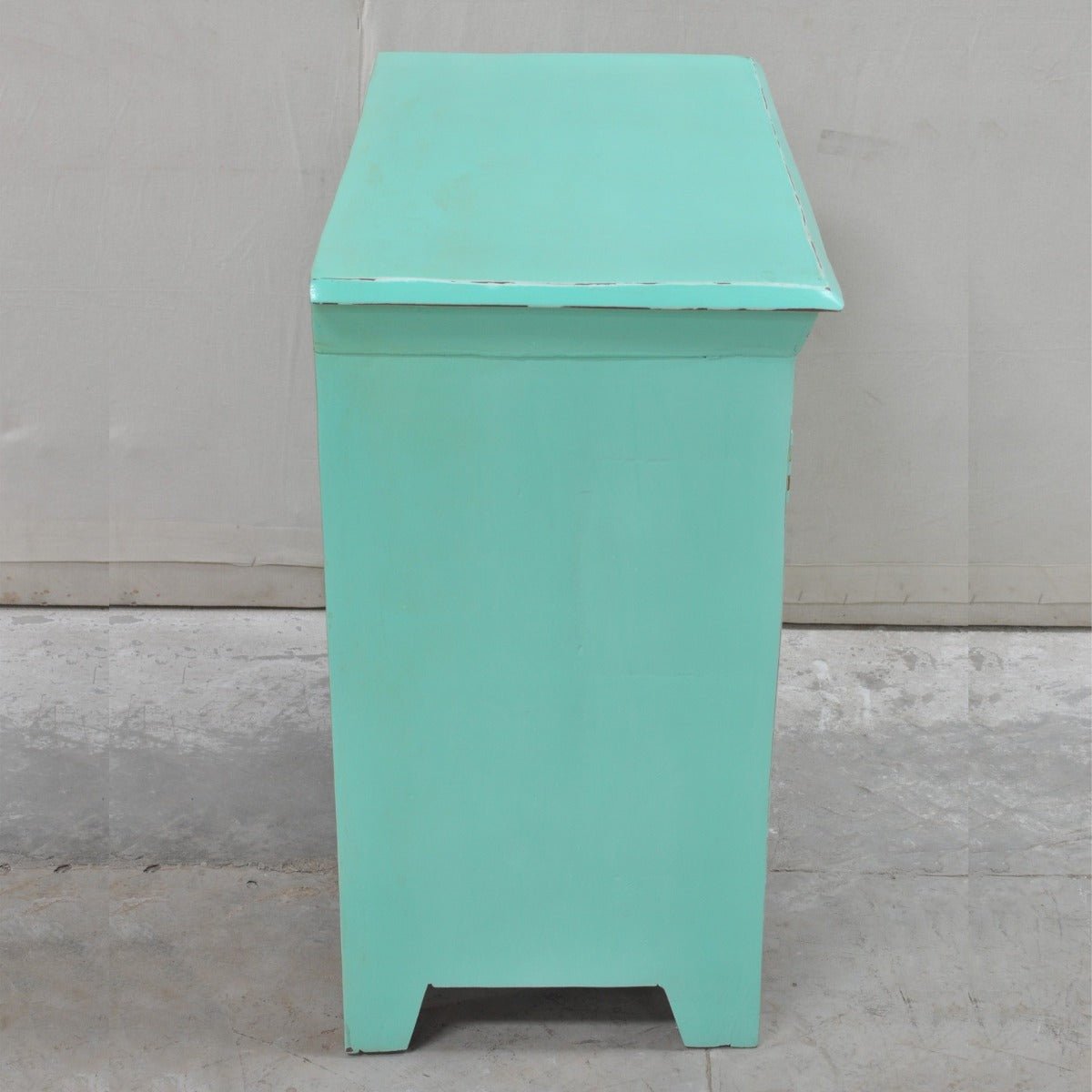 Wooden Sideboard, Kitchen Cabinet with Shutter Sliding Doors – handcrafted solid wood furniture