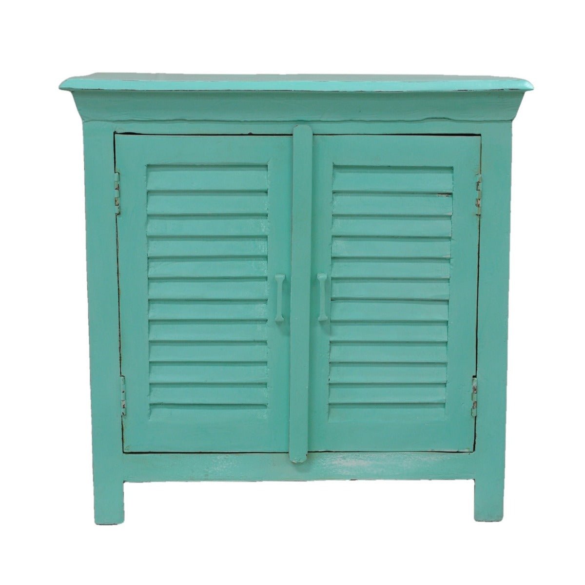 Wooden Sideboard, Kitchen Cabinet with Shutter Sliding Doors – handcrafted solid wood furniture