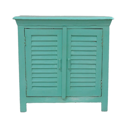 Wooden Sideboard, Kitchen Cabinet with Shutter Sliding Doors – handcrafted solid wood furniture